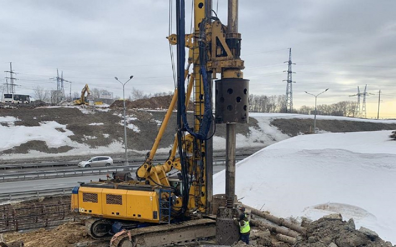 СТГ строит путепровод в Подмосковье