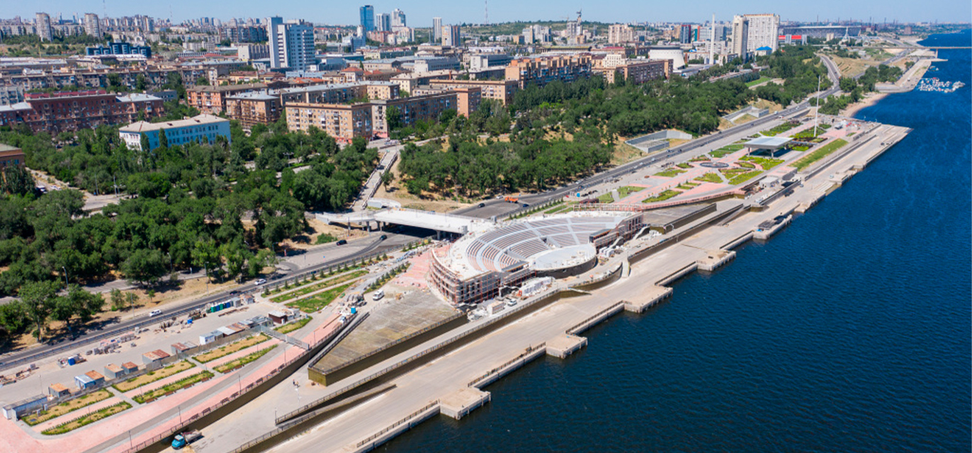 Реконструкция Центральной набережной в г. Волгограде